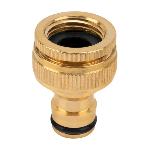 Palisad Адаптер латунный, 1/2"-3/4", внутренняя резьба, с переходником / 65820