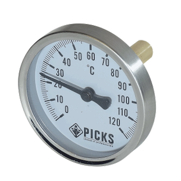 Термометр Picks ф100/50 до 120C DN15
