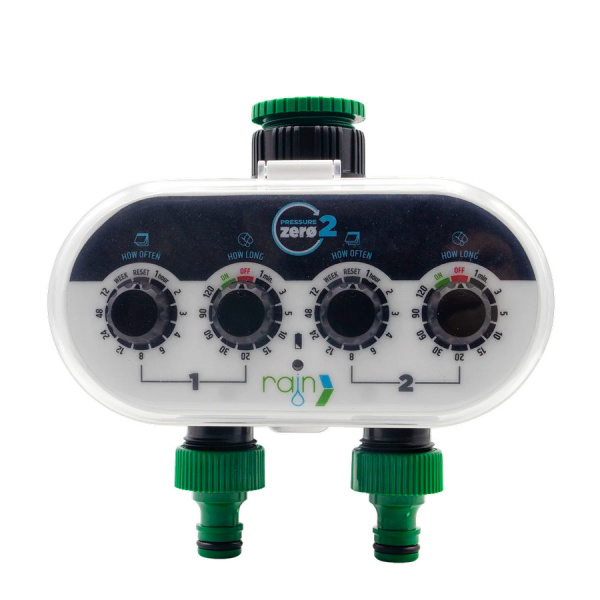 Rain Spa Таймер Zero Pressure 2 выхода для капельного полива от батареек