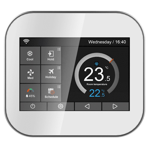Конвектор пульт W-Therm WW 0-610V (110V-240VAC, fan control 0-10V, Wifi,белый)