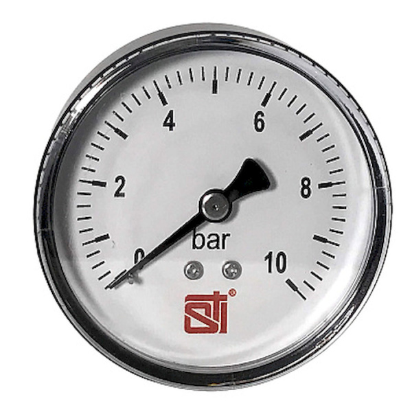 Манометр аксиальный D63 10бар DN10 STI (задний выход)