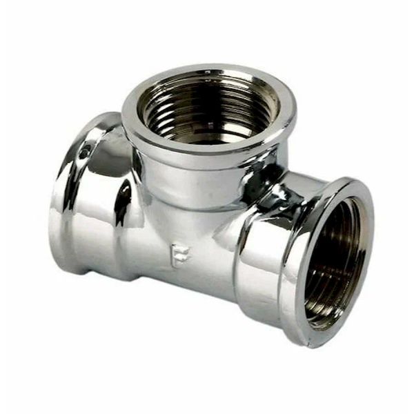 Полотенцесушитель тройник хром М+М+М d25