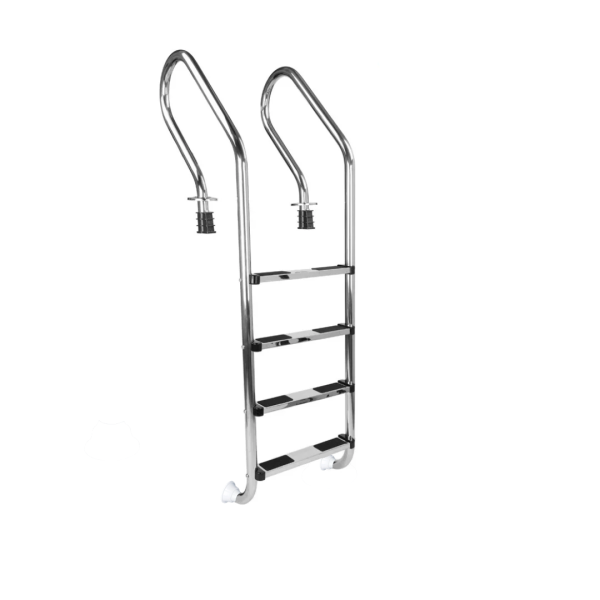Лестница SF-415 4-ех ступенчатая набортная изогнутая, с закладными ABS DOFF