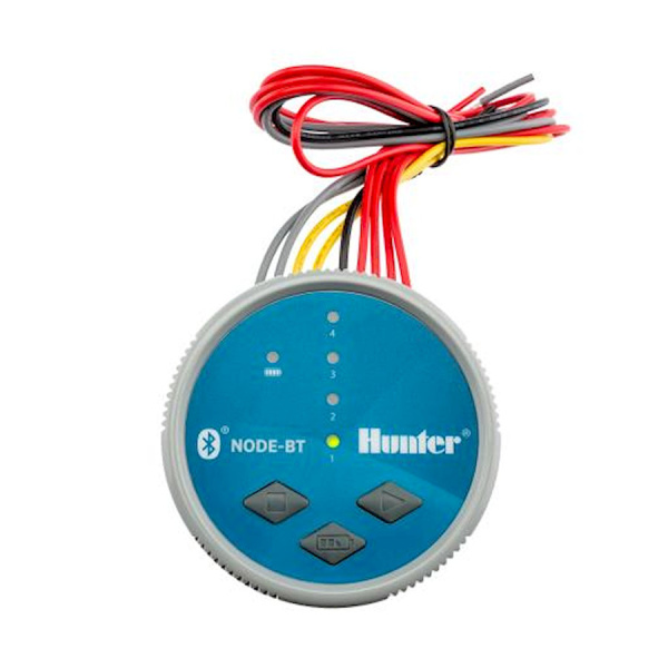 Hunter Контроллер NODE-BT400 на батарейках, 4-станционный Bluetooth
